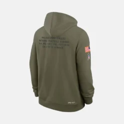 Nike Philadelphia Eagles 2025 Salute to Service Olive Dri-FIT Hoodie