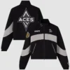 OVO x Wnba Las Vegas Aces Track Black Jacket