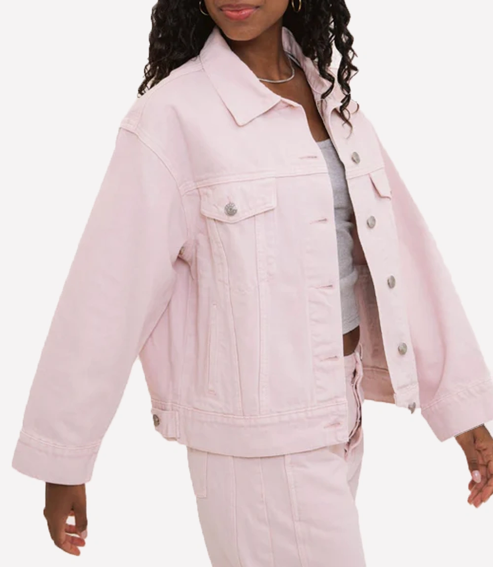 Parke x SCL Jean Jacket Parke x SCL Oversized Denim Jacket Pink