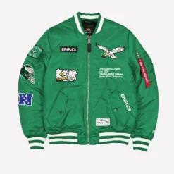 Philadelphia Eagles New Era x Alpha Industries Bomber Jacket