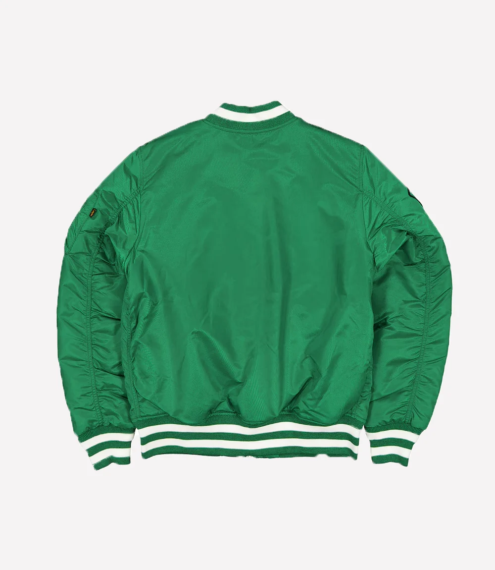 Philadelphia Eagles New Era x Alpha Industries Kelly Green Bomber Jacket Philadelphia Eagles New Era x Alpha Industries Bomber Jacket Green