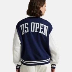 Ralph Lauren US Open Baseball Jacket Blue