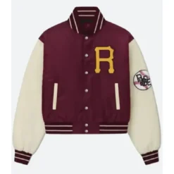 Rhude Batting Cage Maroon Jacket
