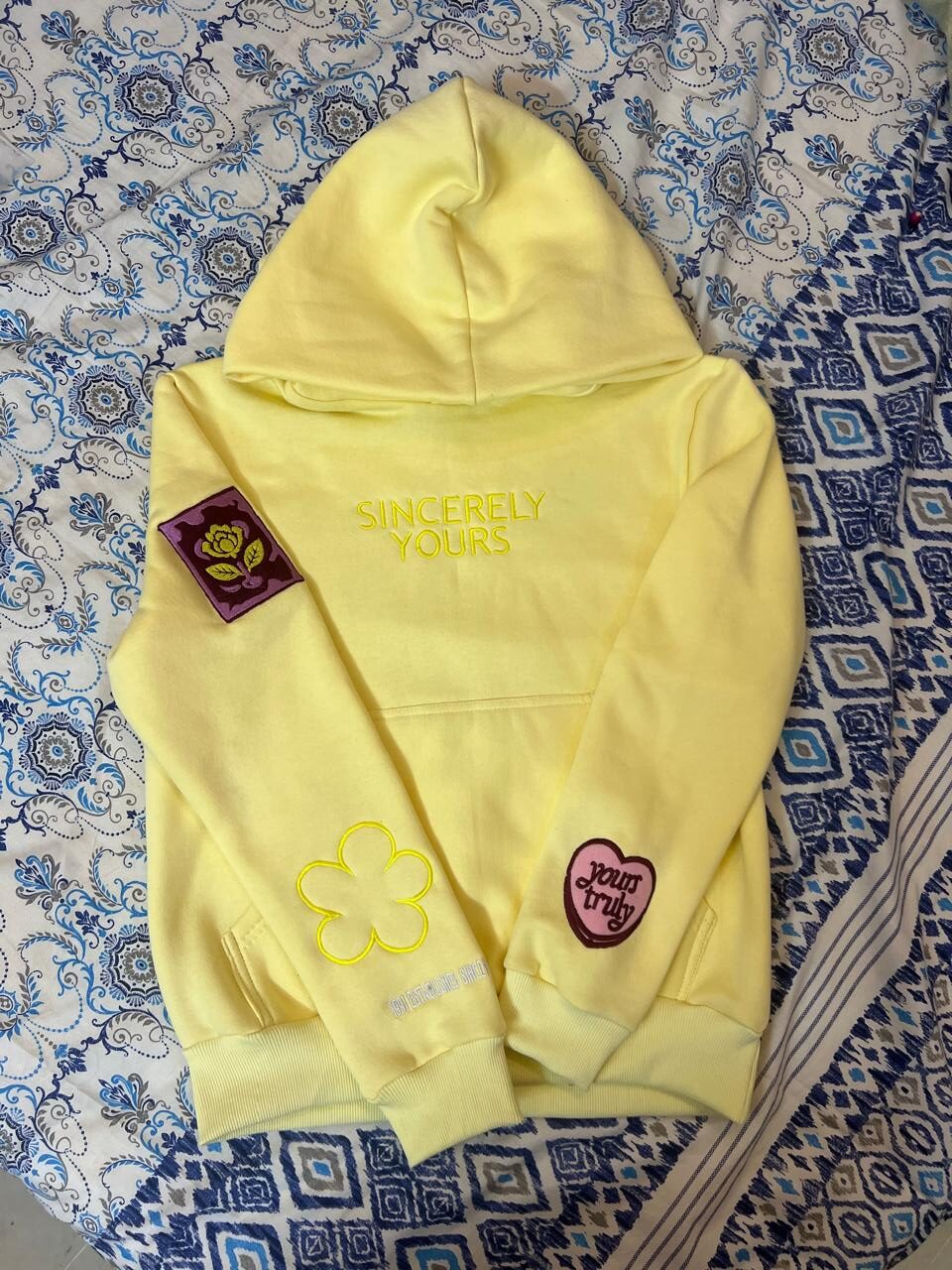 Salish Hoodie Yellow Sincerely Yours Salish Hoodie