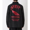 White Mountaineering Qotsa Songs For The Deaf Black Coach Jacket