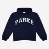 Parke Varsity Navy Hoodie Sweatshirt