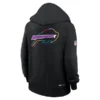 Buffalo Bills Nike Black 2025 NFL Crucial Catch Sideline Standard Issue Dri-FIT Hoodie
