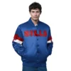 Buffalo Bills Starter Royal Triple Option Full-Snap Jacket