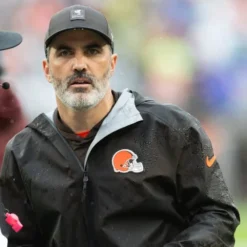 Coach Kevin Stefanski Cleveland Browns 2025 Black Jacket