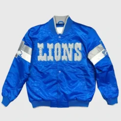 Costco Lions Starter Blue Jacket