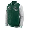 Green Bay Packers Elements Elite Full-Snap Varsity Jacket