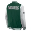 Green Bay Packers Elements Elite Full-Snap Varsity Green Jacket