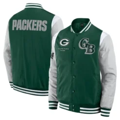 Green Bay Packers Elements Elite Green Varsity Jacket