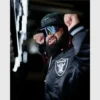Jacob Fatu Las Vegas Raiders Black Satin Jacket