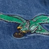 Kelly Green Philadelphia Eagles Blue Varsity Denim Jacket