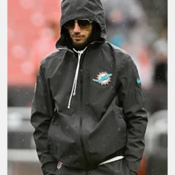 Miami Dolphins 2025 Coach Mike McDaniel Jacket Black