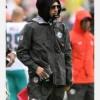 Coach Mike McDaniel Black Miami Dolphins 2025 Jacket