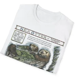 White Monterey Bay Aquarium Otter Shirt