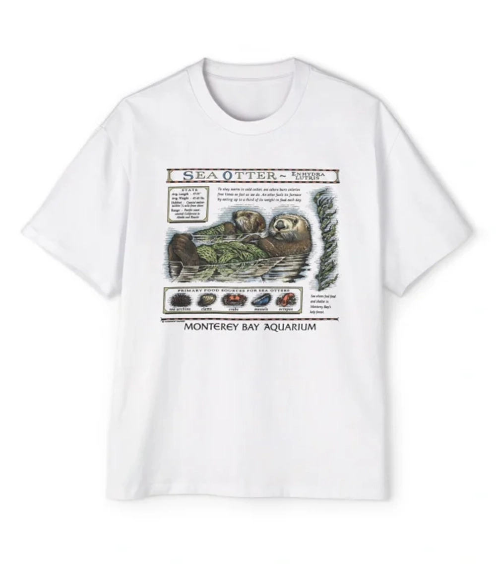 Monterey Bay Aquarium Otter Shirt Taylor Swift Taylor Swift Monterey Bay Aquarium Otter Shirt White