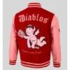 New Era Rodrigo Roji x Diablos Red Varsity Jacket