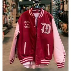 New Era Rodrigo Roji x Diablos Red Varsity Jacket