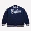 New York Yankees Cooperstown Collection 2000 Satin Jacket Navy
