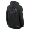 Nike Black Detroit Lions NFL Crucial Catch Sideline Standard Issue Dri-FIT Hoodie