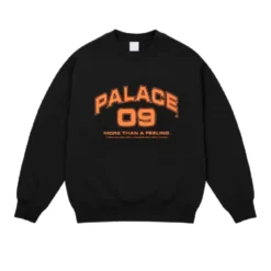 Palace More Than A Feeling Black Crewneck Sweatshirt