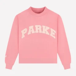 Parke Breast Cancer Mock Neck Sweatshirt
