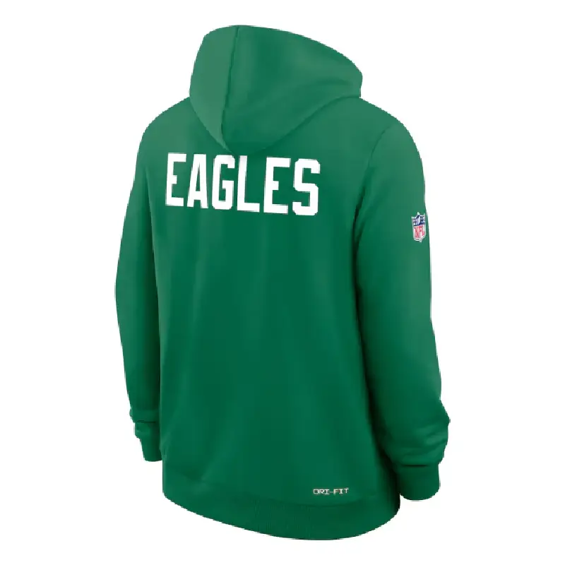 Philadelphia Eagles Kelly Green Sideline Hoodie Philadelphia Eagles Nike Kelly Sideline Hoodie Green