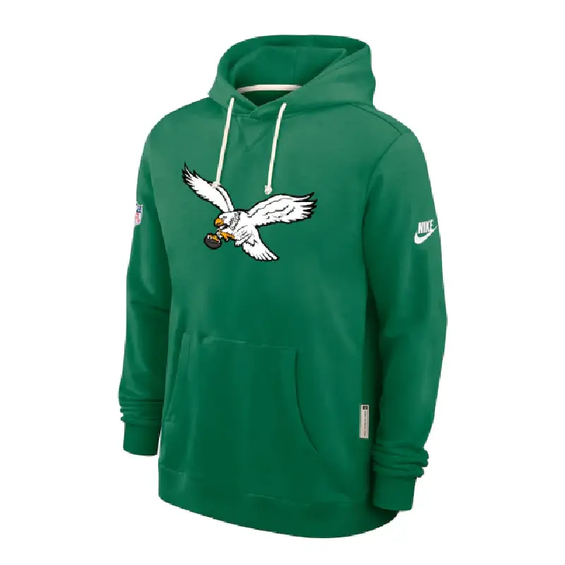 Philadelphia Eagles Nike Kelly Sideline Green Hoodie Philadelphia Eagles Nike Kelly Green Sideline Hoodie