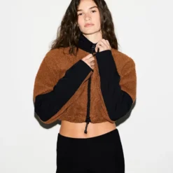 Skims Teddy Cropped Jacket