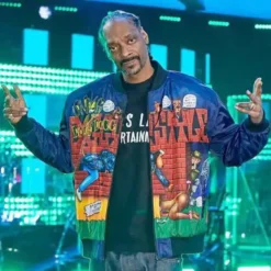 Snoop Dogg Doggystyle Bomber Blue Jacket