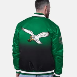 Starter Kelly Green Philadelphia Eagles Retro Pass Rush Jacket
