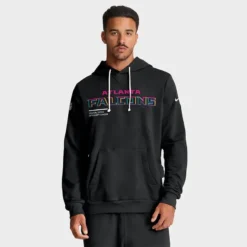 Atlanta Falcons 2025 Crucial Catch Black Hoodie