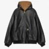 Carhartt 50th Anniversary Active Leather Black Jacket