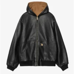 Carhartt 50th Anniversary Active Leather Black Jacket