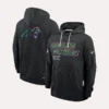 Carolina Panthers Nike Black 2025 Crucial Catch Sideline Standard Issue Hoodie