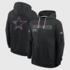 Dallas Cowboys Nike Black 2025 Crucial Catch Sideline Standard Issue Hoodie