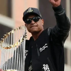 Dave Roberts Dodgers World Series Parade Jacket