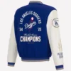 New Los Angeles Dodgers 2025 World Series Reversible Varsity Jacket