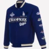 Los Angeles Dodgers 2025 World Series Champions Reversible Jacket Blue