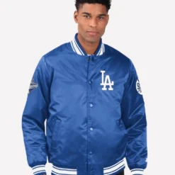 Los Angeles Dodgers Starter World Series Champions Satin Varsity Jacket