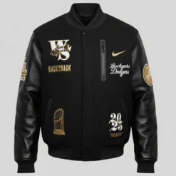 Nike Dodgers World Series Letterman Jacket