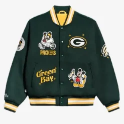 Green Bay Packers x Mickey Mouse Varsity Jacket