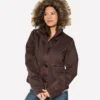 Hollister Faux Fur Trim Bomber Jacket