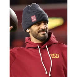 Nike Washington Commanders 2025 Marcus Mariota Sideline Burgundy Hoodie