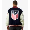 Pacsun 2025 U.S. Soccer x Jeff Hamilton Wool Navy Varsity Jacket