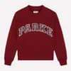 Parke Holiday Plaid Varsity Mockneck Sweatshirt