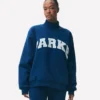 Holiday Varsity Turtleneck Parke Sweatshirt